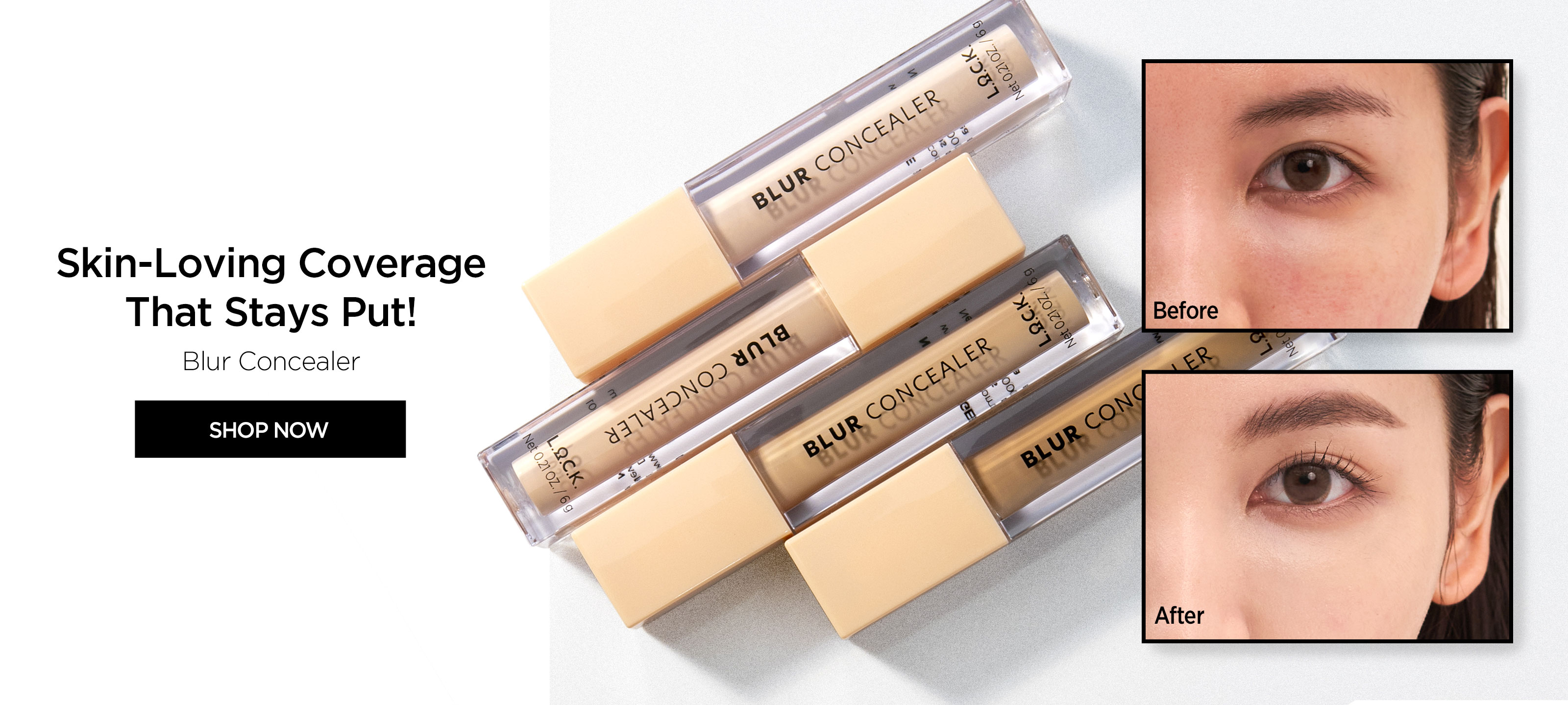 Skin-Loving Coverage That Stays Put! Blur Concealer